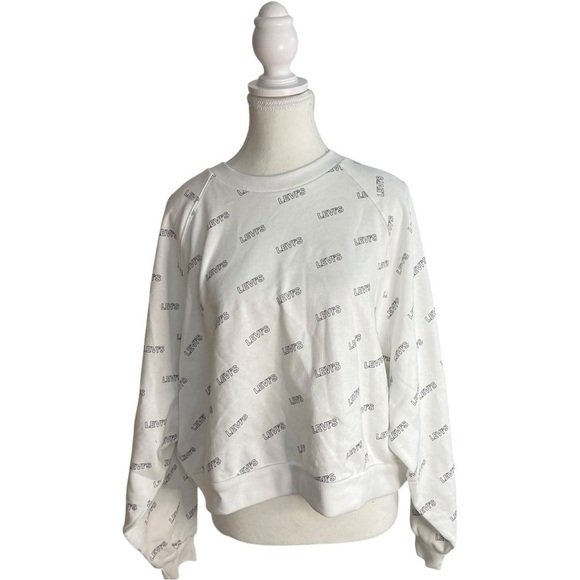 Levi's Tops - Levi’s Vintage Raglan Sweatshirt White